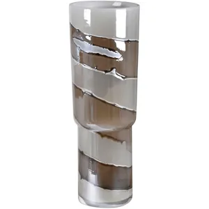 Hendon Large Brown Glass Vase