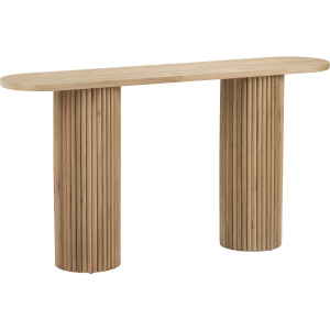 Oval Fluted Console/sofa Table