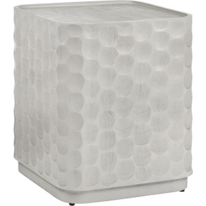 Square White Accent/end Table
