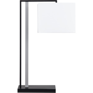 Metal Table Lamp With Linen Shade