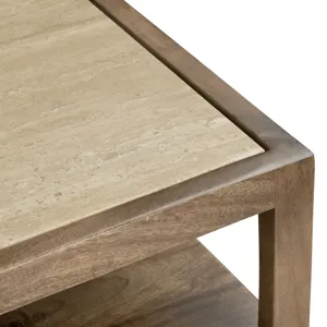 Rectangle Brown Wooden Accent/end Table