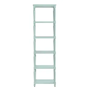 Evermore 5 Shelf Turquoise Etagere