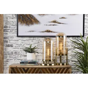 Large Malouf Done Lamp
