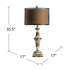 Resin Table Lamp Silo