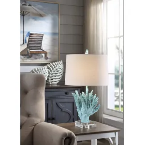 Resin + Crystel Base Table Lamp