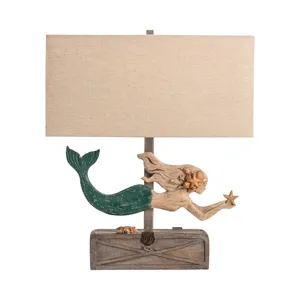 Mermaid Treasure Table Lamp