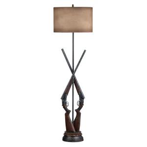 Double Barrel Floor Lamp