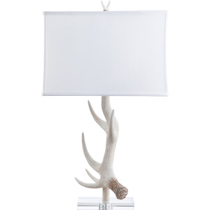 Hart Stag Horn Table Lamp