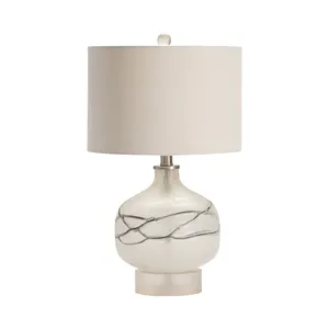 Hayes Hand Blown Glass Accent Lamp Silo