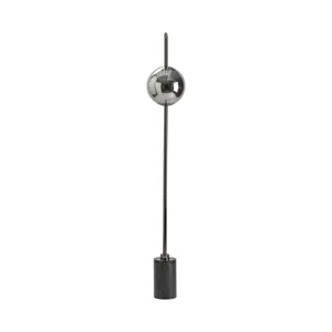 Averitt Plated Glass Orb Floor Lamp Silo