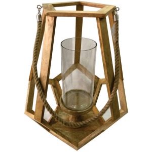 Myers Medium Candle Holder With Hemp Handle I