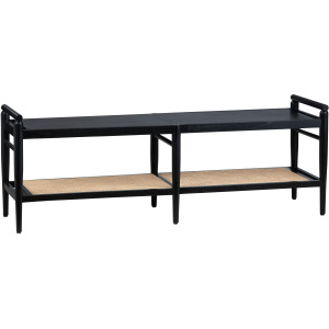 Black Accent Bench