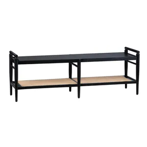Black Accent Bench