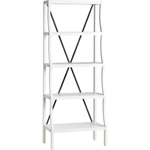 4 Shelf White Etagere/bookcase
