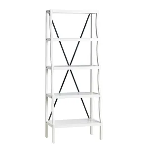 4 Shelf White Etagere/bookcase