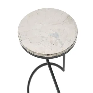 Sullivan Silver Pyrite Accent Table