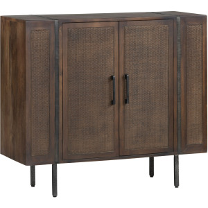 Rich Brown 2-door Media Accent Cabinet