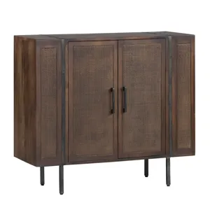 Rich Brown 2-door Media Accent Cabinet