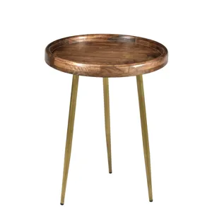 Bengal Manor Mango Wood Tray Top Accent Table
