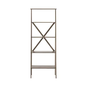 Hawthorne Estate White Wash Pine Angled Etagere Silo