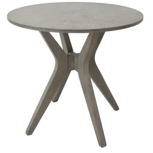 Hawthorne Estate Maple Driftwood Top Round Accent Table