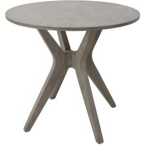 Hawthorne Estate Maple Driftwood Top Round Accent Table
