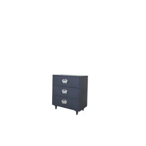 3 Drawer Blue Painted Cabinet