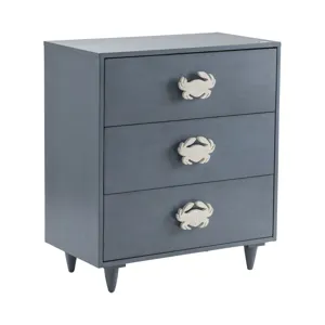 3 Drawer Blue Painted Cabinet