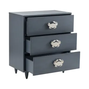 3 Drawer Blue Painted Cabinet