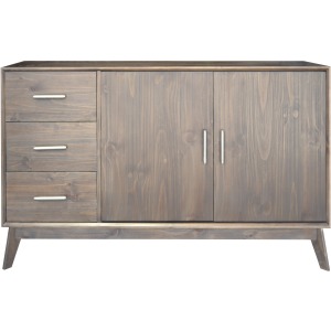 Retro 3 Drawer, 2 Door Sideboard