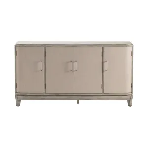 Marshall 4 Linen Door Acrylic Hardware Grey Wash Sideboard Silo