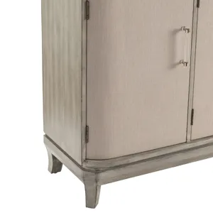 Marshall 4 Linen Door Acrylic Hardware Grey Wash Sideboard Silo