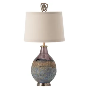 Kai Molten Earth Texture Table Lamp With Special Finial
