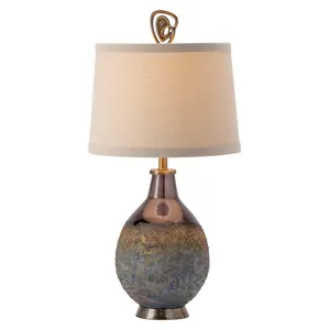 Kai Molten Earth Texture Table Lamp With Special Finial