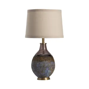 Kai Molten Earth Texture Table Lamp With Special Finial Silo