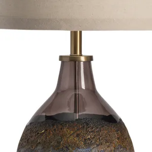 Kai Molten Earth Texture Table Lamp With Special Finial Silo