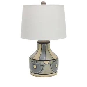 Fresno Hand Painted Table Lamp Silo