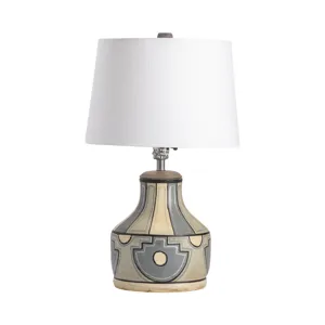 Fresno Hand Painted Table Lamp Silo