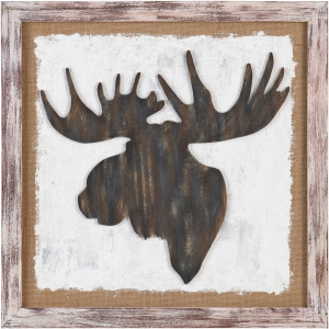 Rustic Moose Silhouette