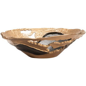 Willow Gold Larger Pierced Bowl