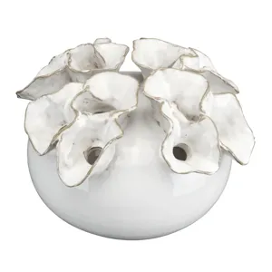 Sm White Budded Vase