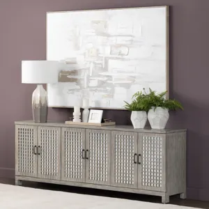 6 Door Media Credenza/sideboard