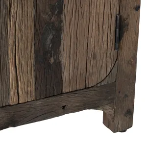 Reclaimed Wood 4-door Media Credenza/sideboard