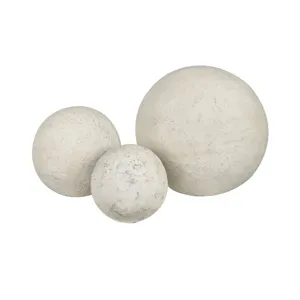 CERAMIC CREAM SPHERE 3PC SET