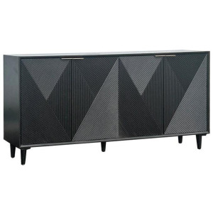 Arvada Four-Door Sideboard (Black)