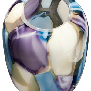 Bellarose Large Multicolor Glass Vase