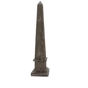 Large Rustic Wood Obelisk