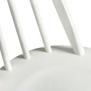 Set Of 2 White Dining Chairs