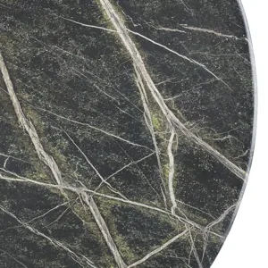 Dark Green Marble Round Coffee/cocktail Table