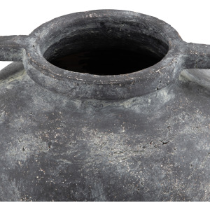 Mckinley Small Textured Gray Ceramic Vase